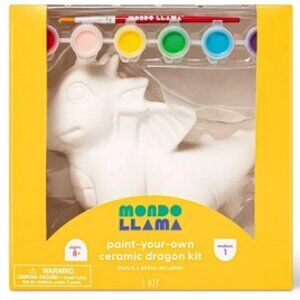 Mondo Llama Paint Your Own Ceramic Dragon Kit     Ceramic Dragon Figure